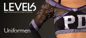 LEVEL6 - Cheerleading Uniformen - Purple Diamonds