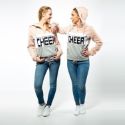 Ladies Color Block Sweat Pull Over Hoody - CHEERDetailbild0