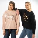 Ladies Oversized Crew - Bows&BlingDetailbild2