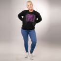 Ladies Raglan Sweat Cheerleader BlingBling PurpleDetailbild3