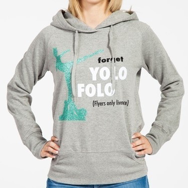 Women Organic Hoodie, Yolo FoloDetailbild - 0