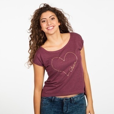 Girlie Top - Cheer Heart - CHEERCITY.shop