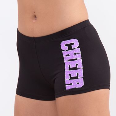 ProWear Short - CHEER Purple Glitter