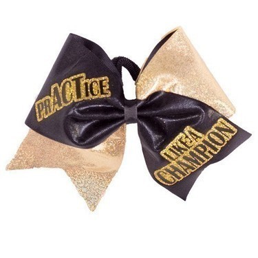 Hairbow - Practice Like A Champion Gold Black