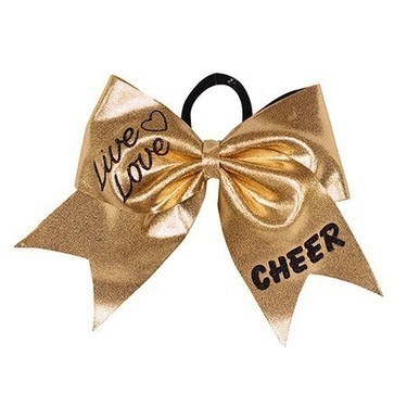 Hairbow Metallic - Live Love Cheer