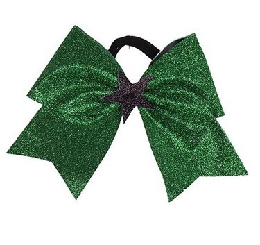 Hairbow - Glitter Star - Green BlackDetailbild - 0