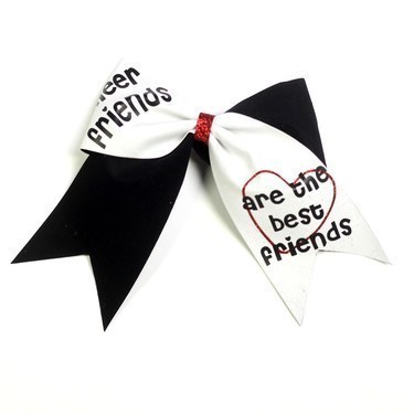 Hairbow - Cheer Friends - Black White