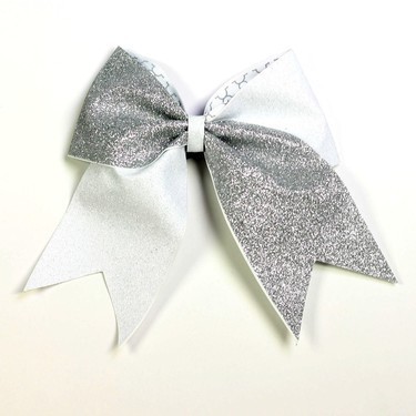 Hairbow - Glitter - White SilverDetailbild - 0