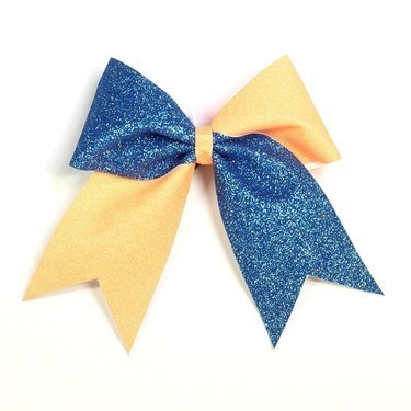 Hairbow - Glitter - Navyblue OrangeDetailbild - 0