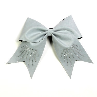 Hairbow - Waterfall Rhinestone - Velvet Grey