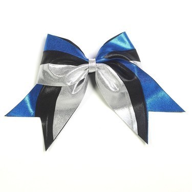 Hairbow - Metallic Tricolor - Royalblau Black Silver