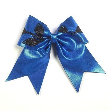 Hairbow Metallic - Glitter Flower - Royalblau Blak - CHEERCITY.shop