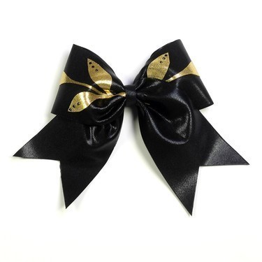 Hairbow - Metallic Flower - Black GoldDetailbild - 0