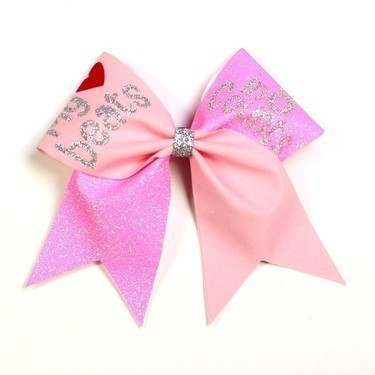 Hairbow - My Heart beats in 8Counts - Softpink Neonpink