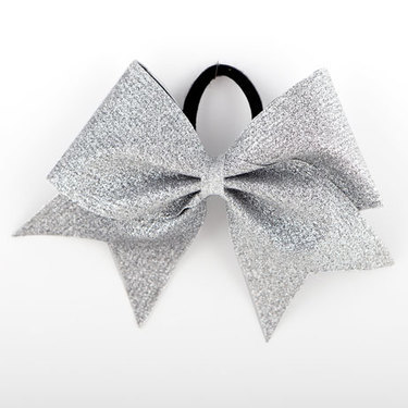 Hairbow - Glitter - Silver