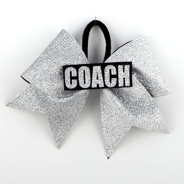 Hairbow - Glitter Coach - Silver