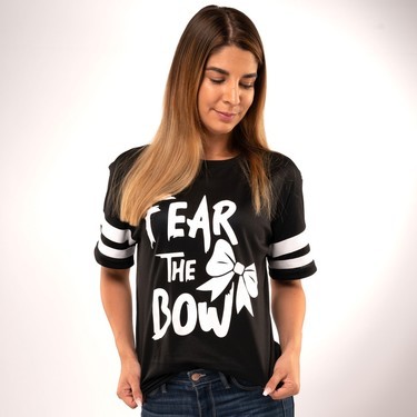 Ladies Mesh Tee - Fear the bow