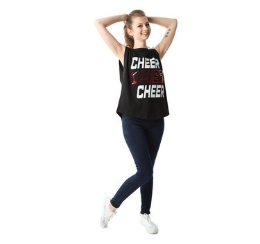 Ladies Shaped Tee CheerDetailbild - 2