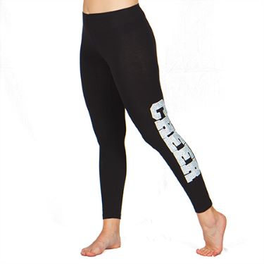 Women Legging - Cheer Glitter Silver - CHEERCITY.shop