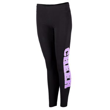 Women Legging - Cheer Glitter Purple