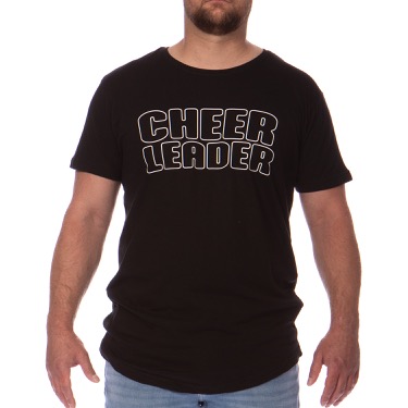 Men Shaped Long Tee - Cheerleader