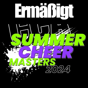 Zuschauer Ticket SummerCheerMasters 2024 - ermäßigt