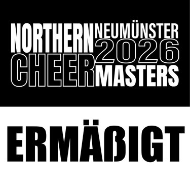 Ticket NorthernCheerMasters 2026 - erm&auml;&szlig;igt - CHEERCITY.shop