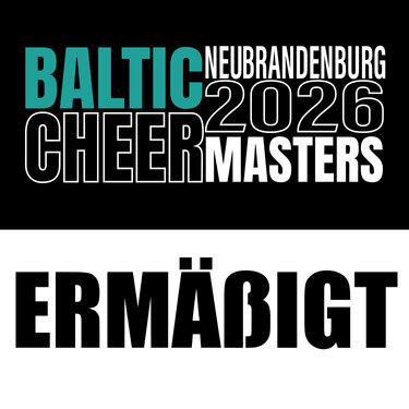 Ticket BalticCheerMasters 2026 - erm&auml;&szlig;igt - CHEERCITY.shop