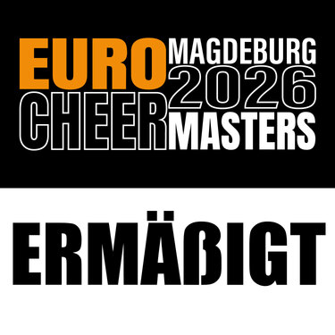 Ticket EuroCheerMasters 2026 - erm&auml;&szlig;igt - CHEERCITY.shop