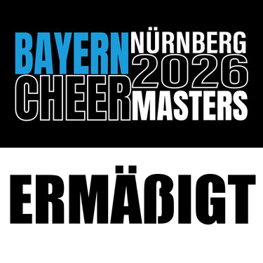 Ticket BayernCheerMasters 2026 - erm&auml;&szlig;igt - CHEERCITY.shop