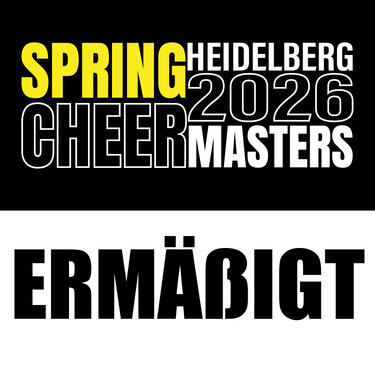 Ticket SpringCheerMasters 2026 - erm&auml;&szlig;igt - CHEERCITY.shop