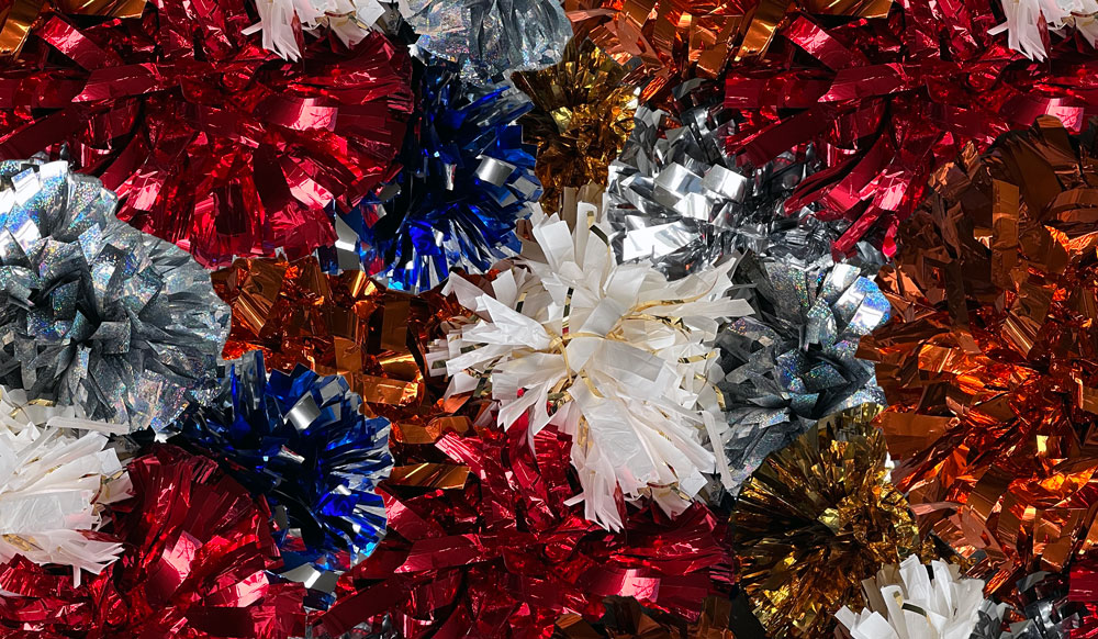 Cheerleader Showpoms Metallic