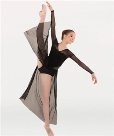 ADULT LONG SLEEVE DANCE DRESS - P1237
