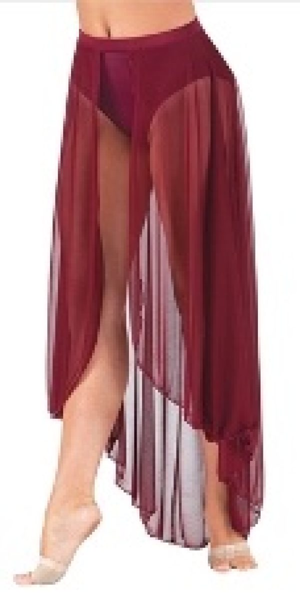 Long Length Chiffon Dance Skirt - BW9105