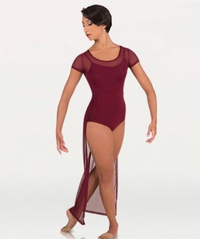 Power Mesh Cap Sleeve Pullover- 5002