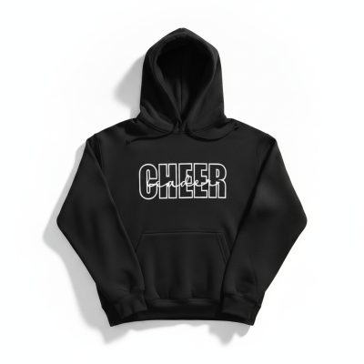 Cheer Leader Hoodie Schwarz - L