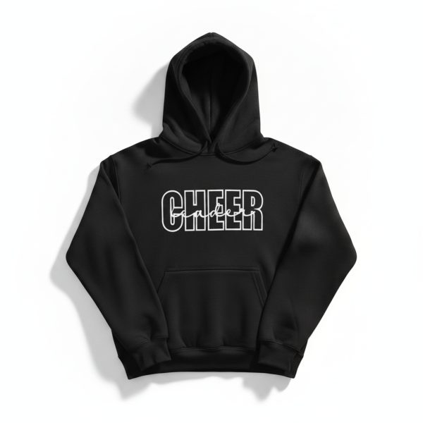 Cheer Leader Hoodie Schwarz - L