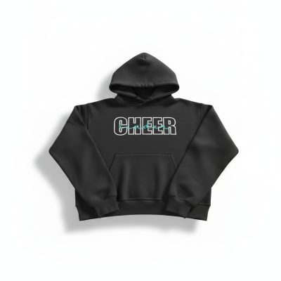 Cheer Leader Hoodie Schwarz - L