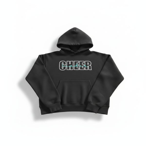 Cheer Leader Hoodie Schwarz - L
