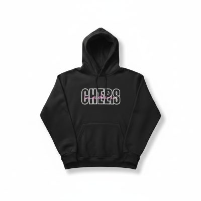 Cheer Leader Hoodie Schwarz - L