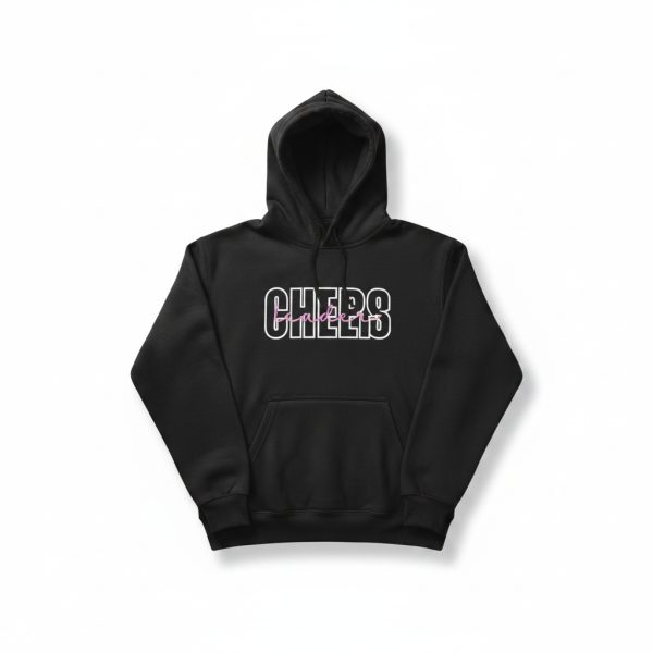 Cheer Leader Hoodie Schwarz - L