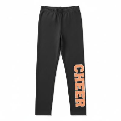Cheer Orange Leggings - L
