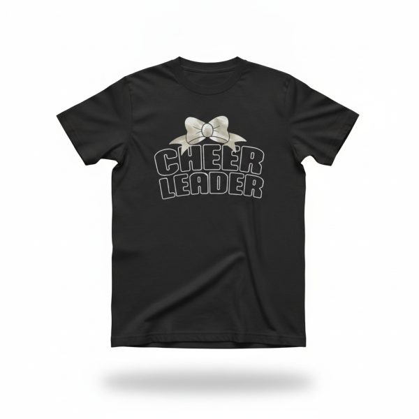 CheerLeader Schleife T-Shirt Black - 146/152