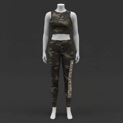 Cheerleading Camo Pants - M