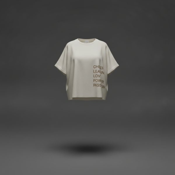 Cropped Shirt - Creme - L