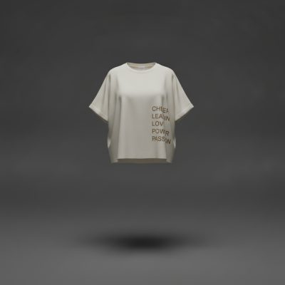 Cropped Shirt - Creme - M