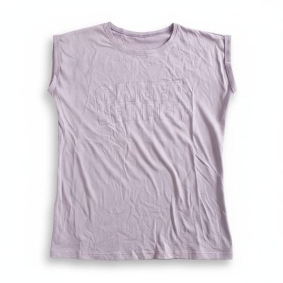 Extended Shoulder Tee Light Purple - M