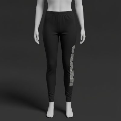 Grey Cheer Leggings - YM