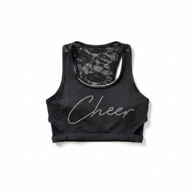 Lace Bra - Cheer Rhinestone