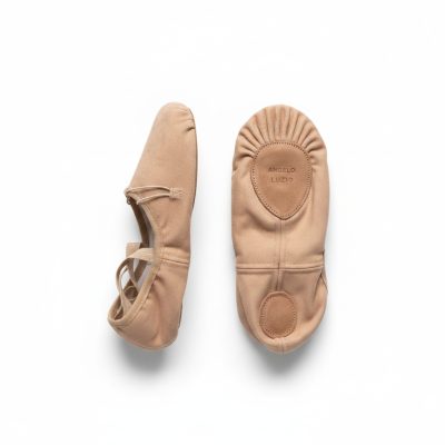 SPLIT-SOLE CANVAS BALLET SLIPPER BY ANGELO LUZIO - 246A